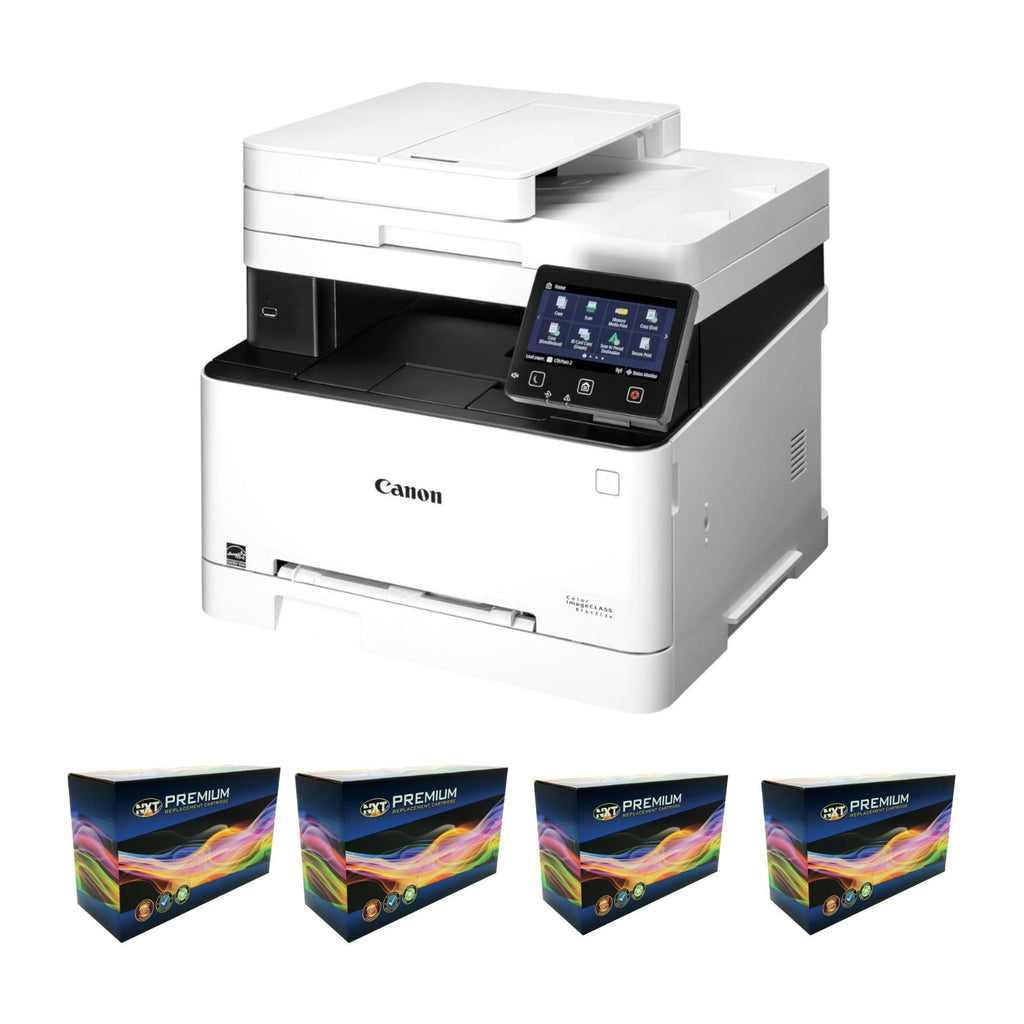 Canon imageCLASS MF642Cdw Color Laser Printer with Toner Bundle (Certified Refurbished)