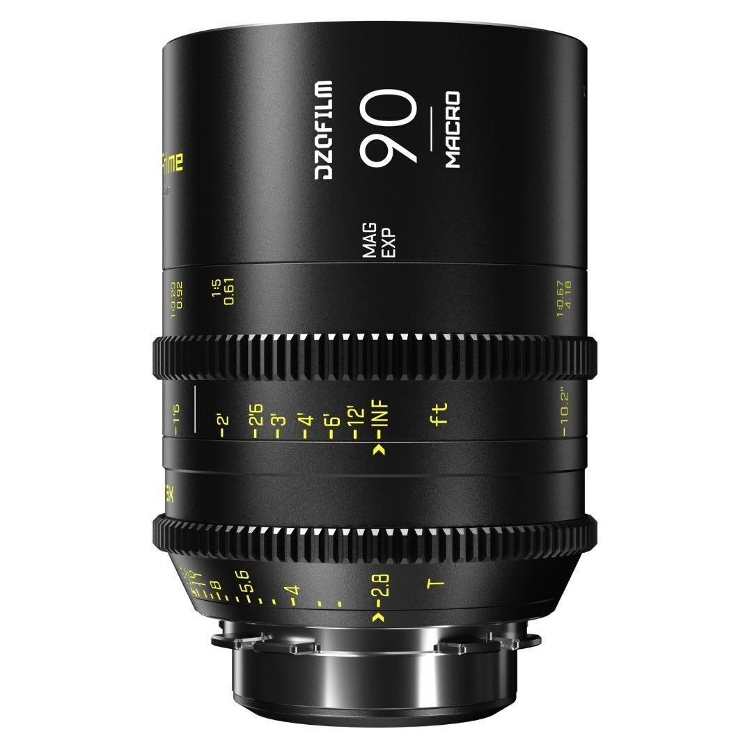 DZOFilm Vespid 25mm, 35mm, 50mm, 75mm, 100mm, 125mm T2.1, and Macro 90mm T2.8 7-Lens Kit B (Black)