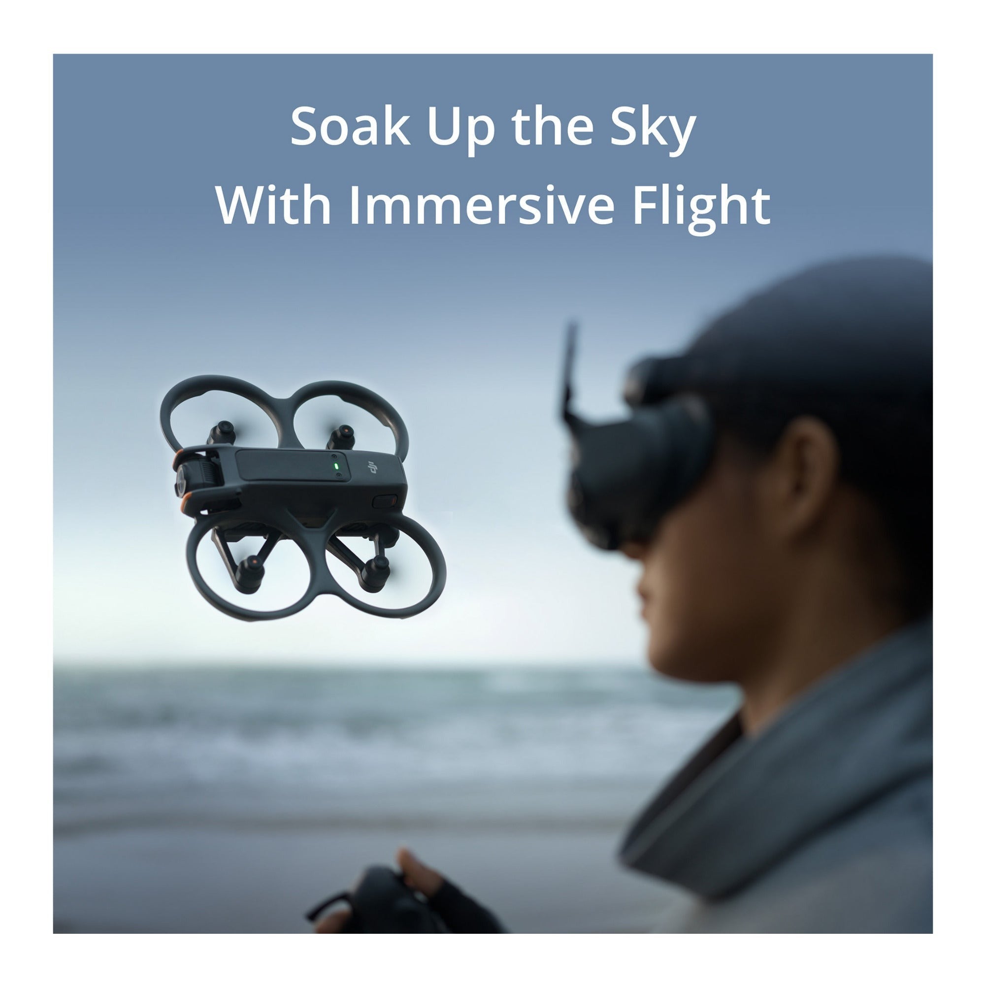 DJI Avata 2 Fly More Combo with 256GB Card and 30-Inch Landing Pad Bundle