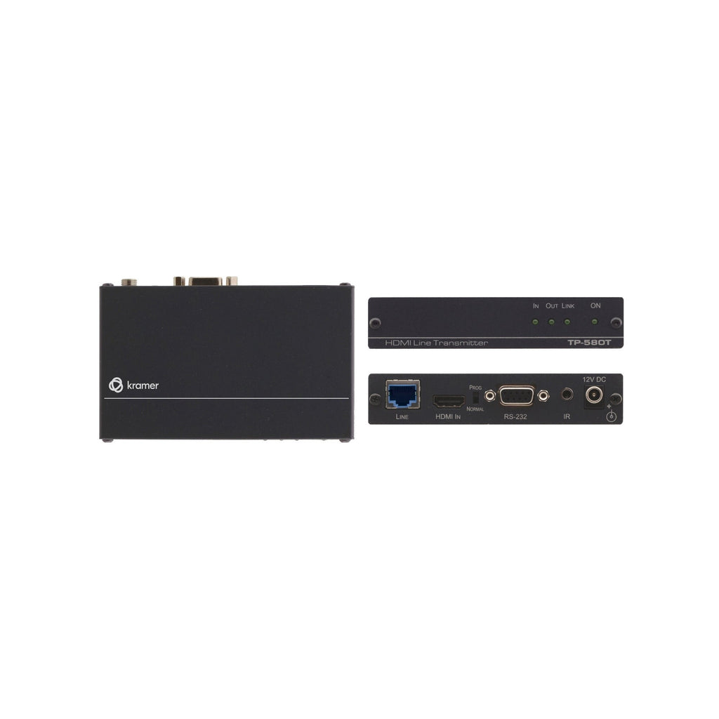 Kramer 4K60 4:2:0 HDMI HDCP 2.2 Transmitter with RS–232 and IR over Long–Reach HDBaseT