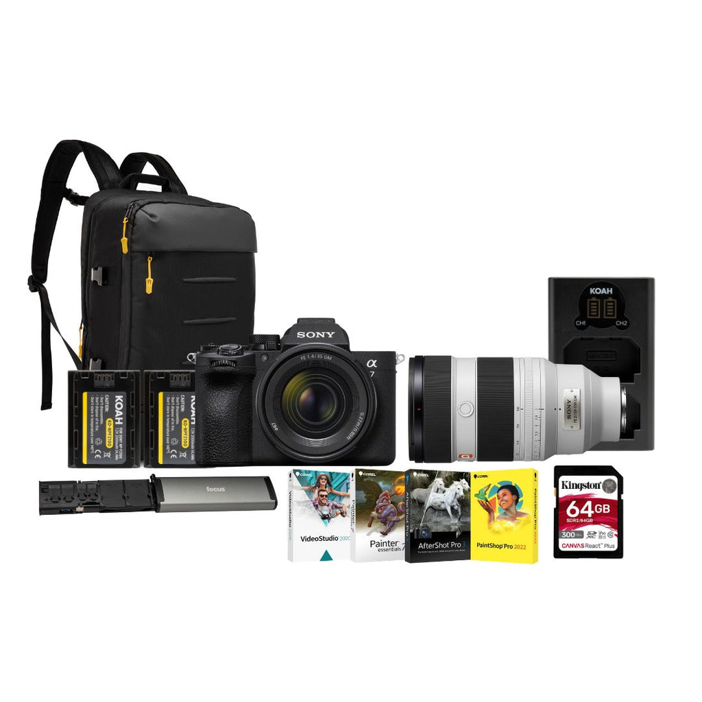 Sony Alpha 7V Mirrorless Camera with 28-70mm II and 50-150mm Lens Bundle