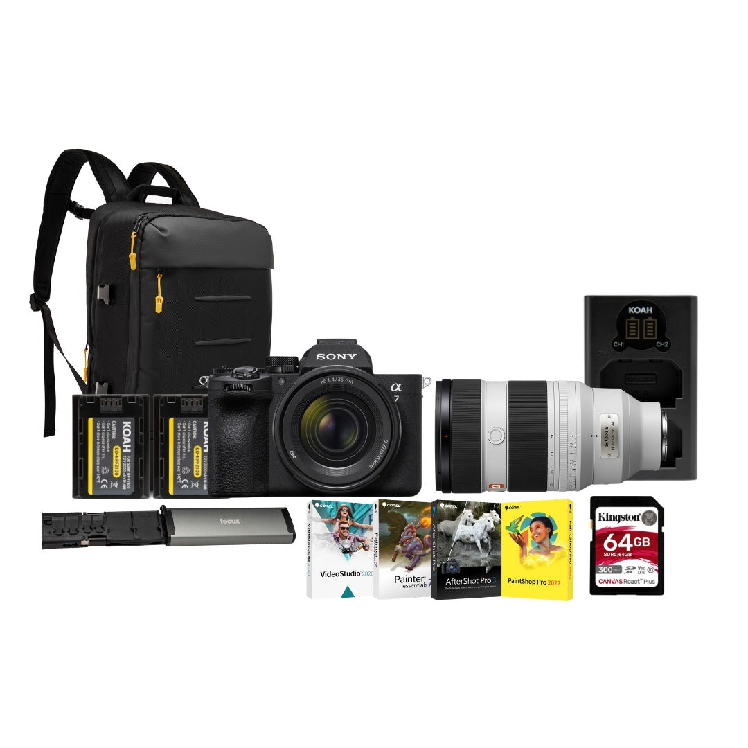 Sony Alpha 7V Mirrorless Camera with 28-70mm II and 50-150mm Lens Bundle