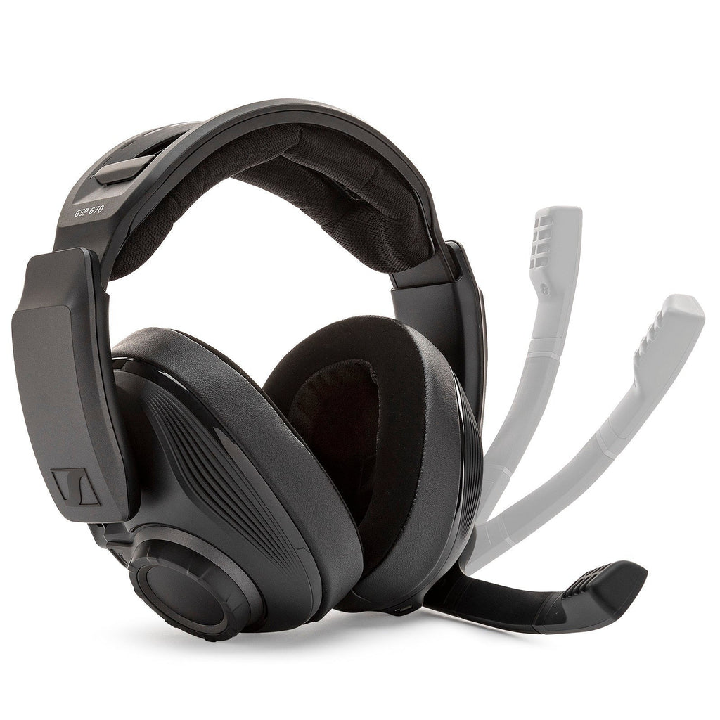 Sennheiser GSP 670 Wireless Bluetooth Gaming Headset, Black (Certified Refurbished)