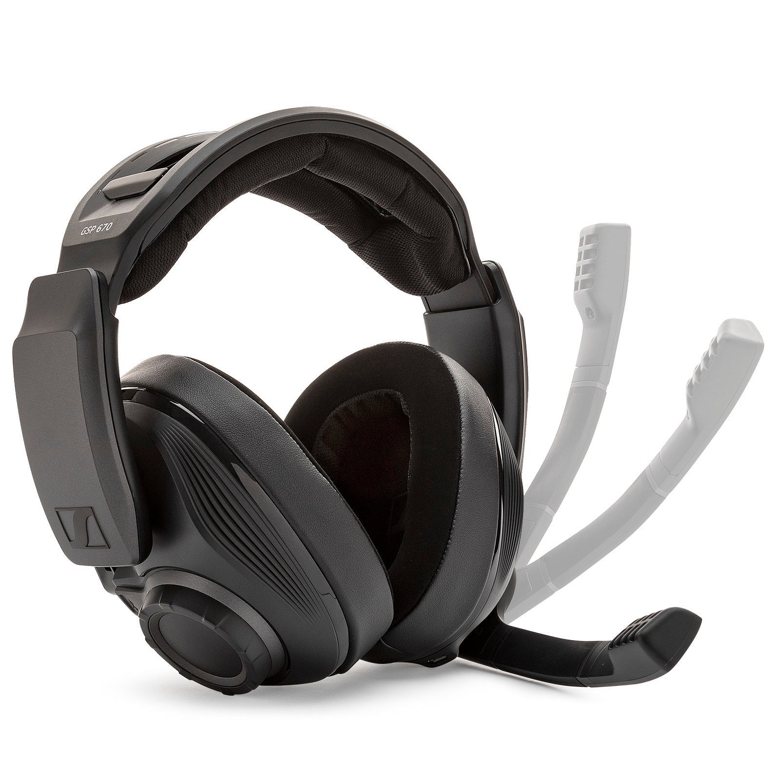 Sennheiser GSP 670 Wireless Bluetooth Gaming Headset, Black (Certified Refurbished)
