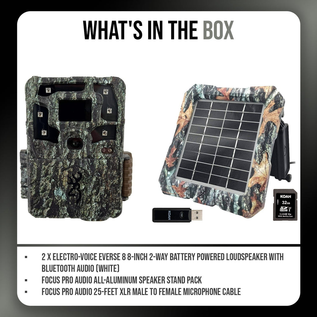 Browning Trail Cameras Strike Force Pro X Trail Camera Bundle (4-Pack, Camo)