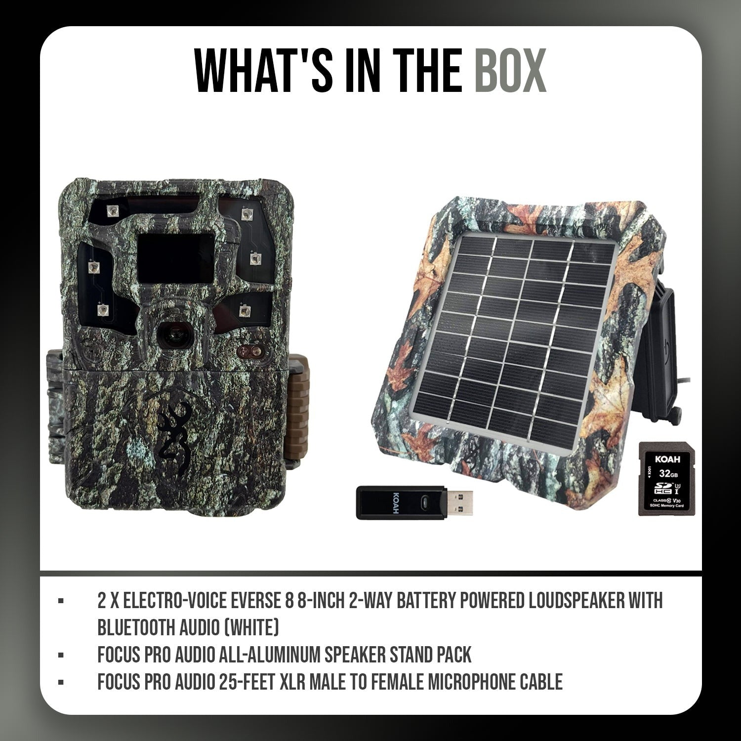 Browning Trail Cameras Strike Force Pro X Trail Camera Bundle (4-Pack, Camo)