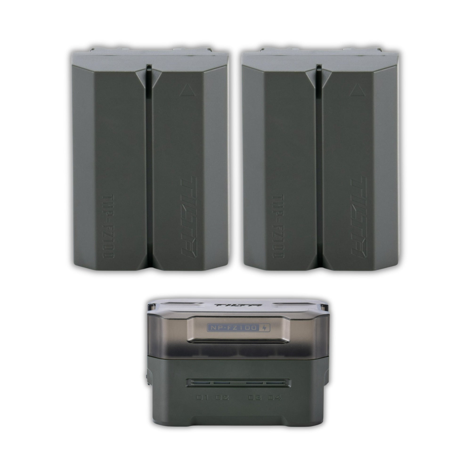 Tilta NP-FZ100 2400mAh High-Capacity Battery (Green, 2-Pack) Bundle