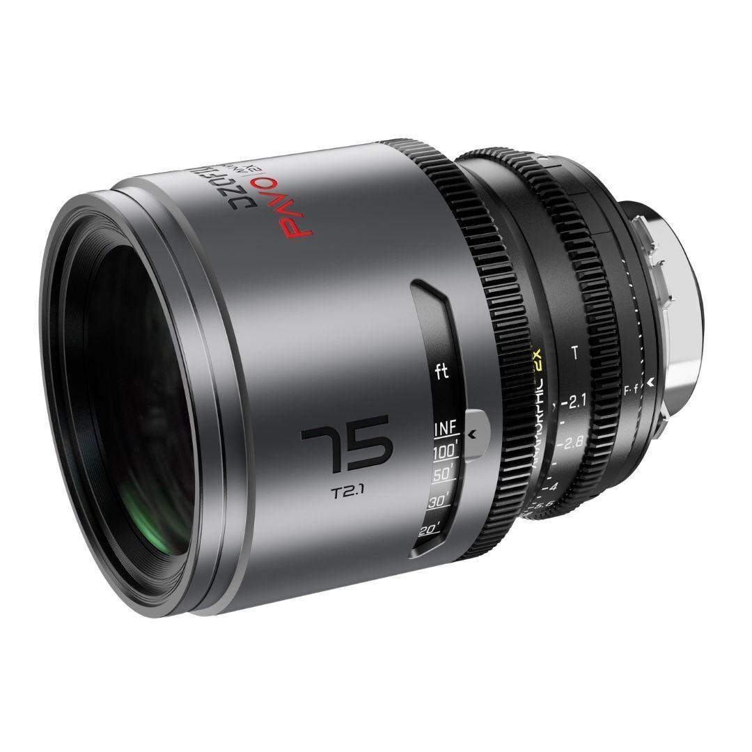 DZOFilm Pavo 2x Anamorphic T2.1 3-Lens Set with Neutral Coating (Space Gray and Black)