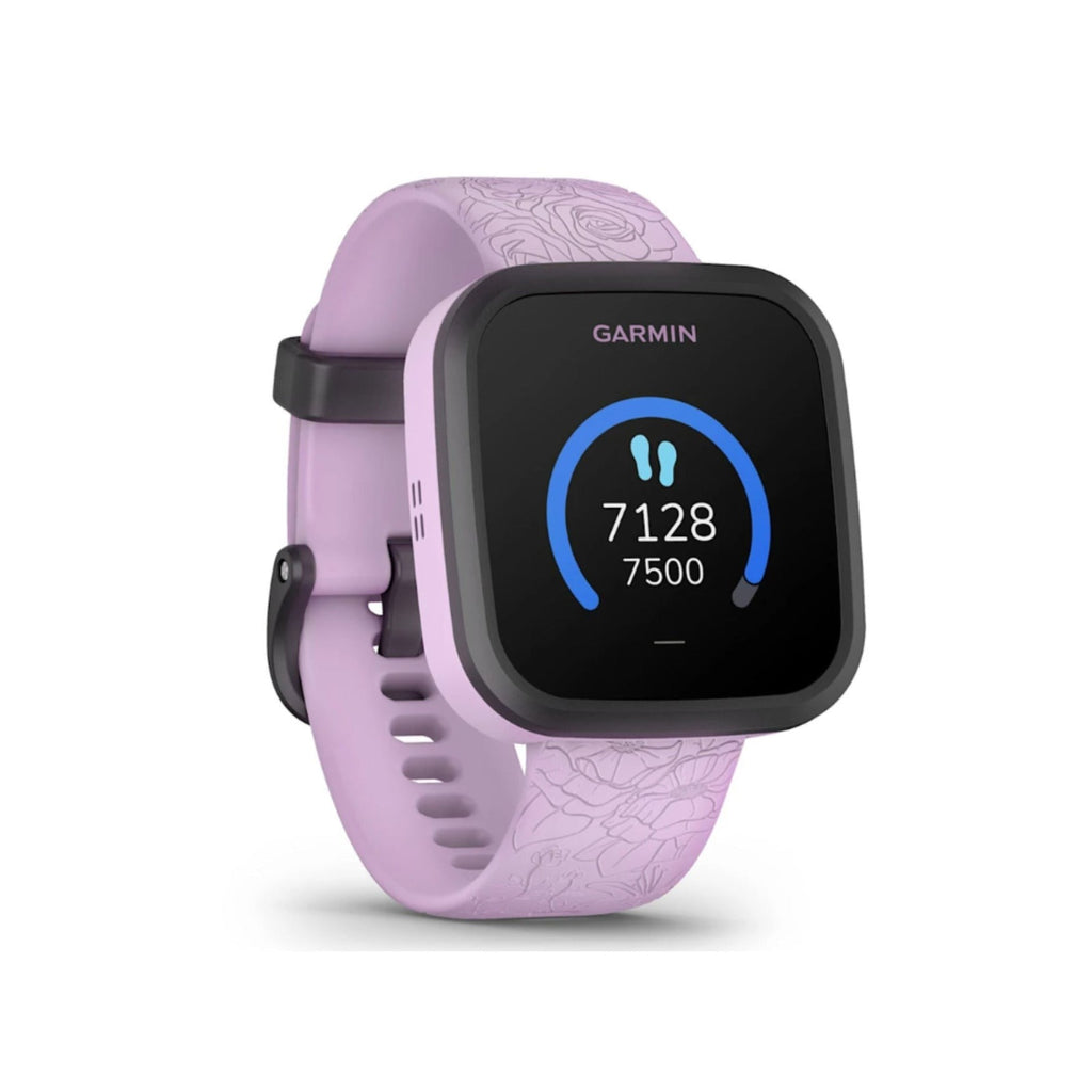 Garmin Bounce Kids GPS Smartwatch (Lilac Floral)