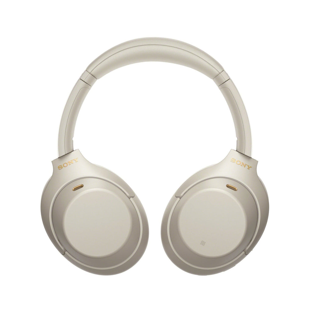 Sony WH-1000XM4 Wireless Headphones (Silver) with Oclip Clamp-On Light Bundle