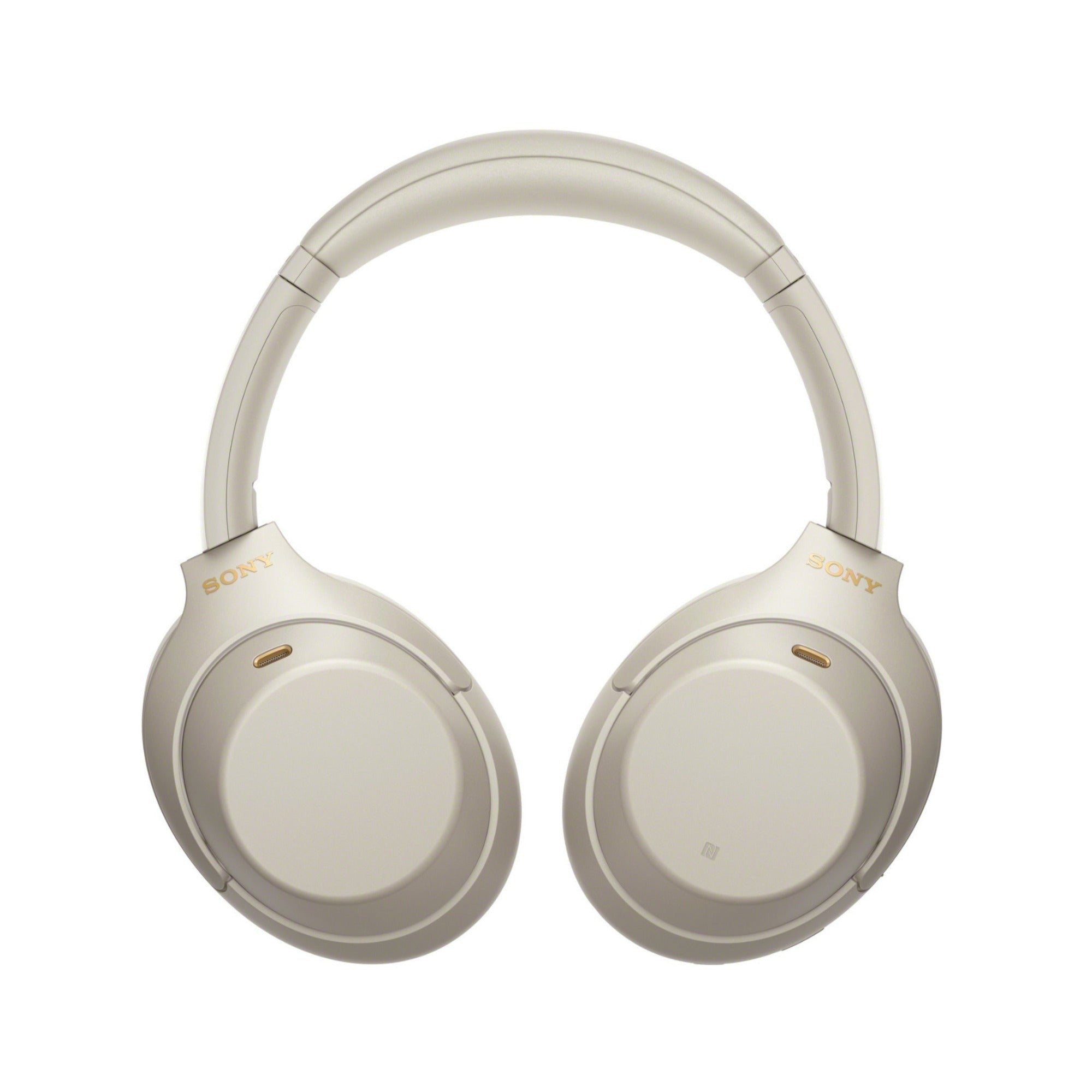 Sony WH-1000XM4 Wireless Headphones (Silver) with Oclip Clamp-On Light Bundle