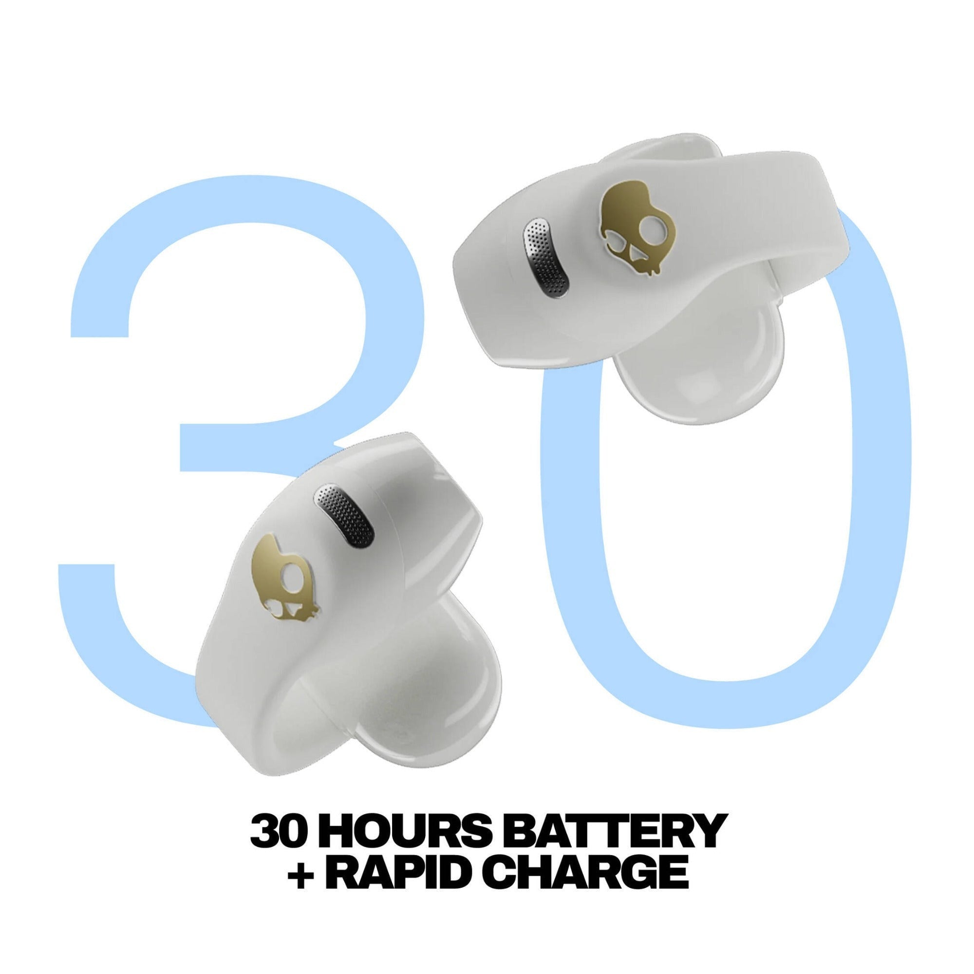 Skullcandy Push 720 Open Ear True Wireless Earbuds (Bone/Gold)