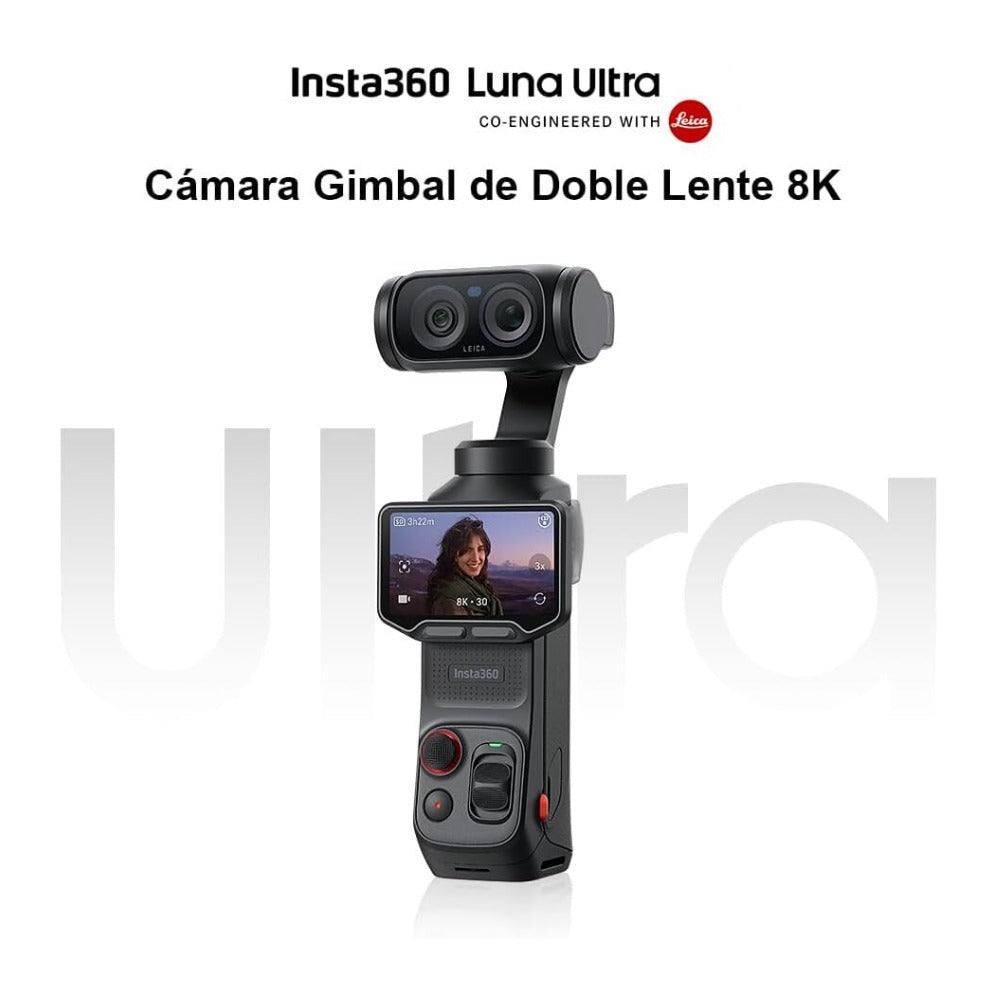 Insta360 Luna Ultra 8K Dual-Lens Gimbal Camera Standard Combo (Cosmic Black)