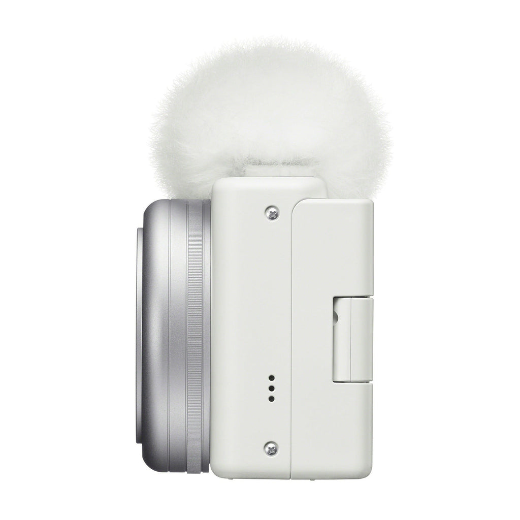 Sony ZV-1F Vlog Camera for Content Creators and Vloggers (White)