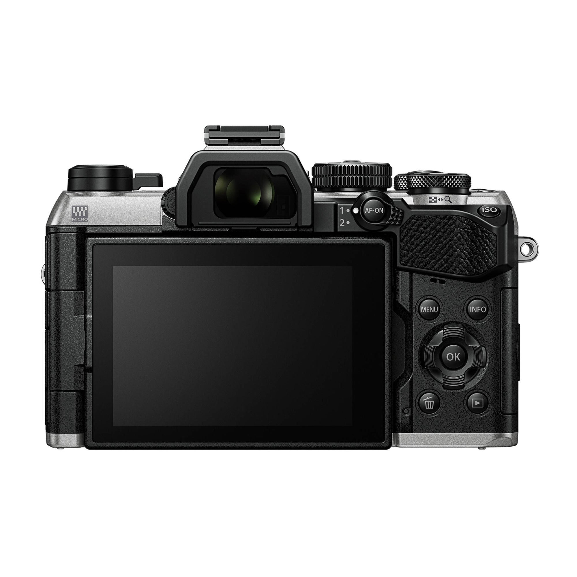 OM SYSTEM OM-5 Mark II Mirrorless Camera with 12-45mm f/4 PRO Lens (Silver)