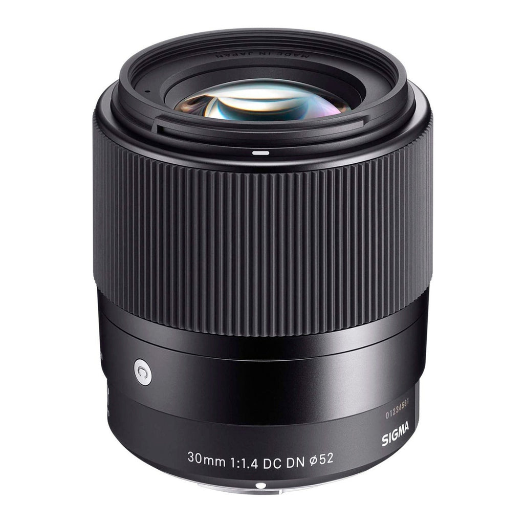 Sigma 30mm f/1.4 Contemporary DC DN Prime Lens for Sony E with Accessory Bundle