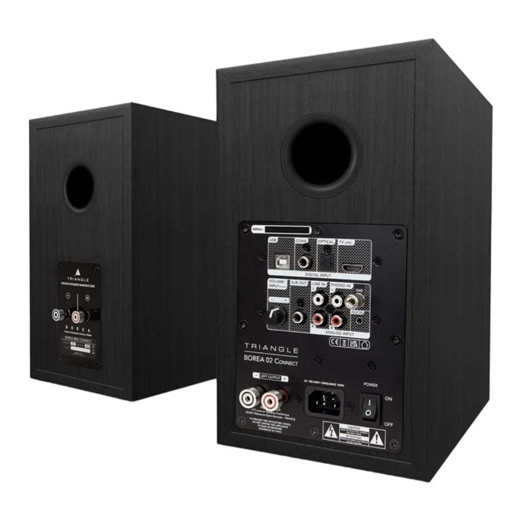 Triangle Borea BR02 Active Bluetooth Speaker Pair (Black Ash) (Used)