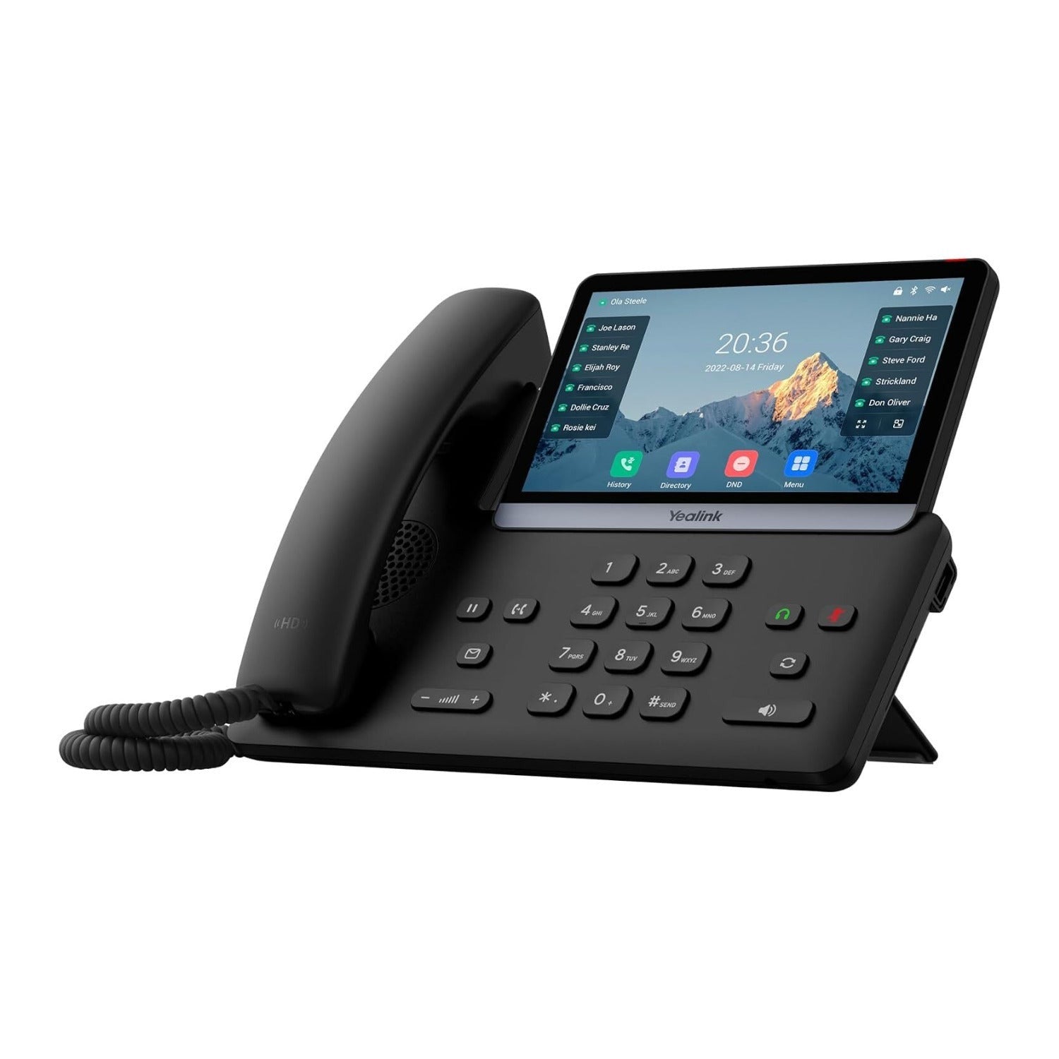Yealink SIP-T87W Wi-Fi SIP IP Desk Phone with Bluetooth (Without Power Adapter)