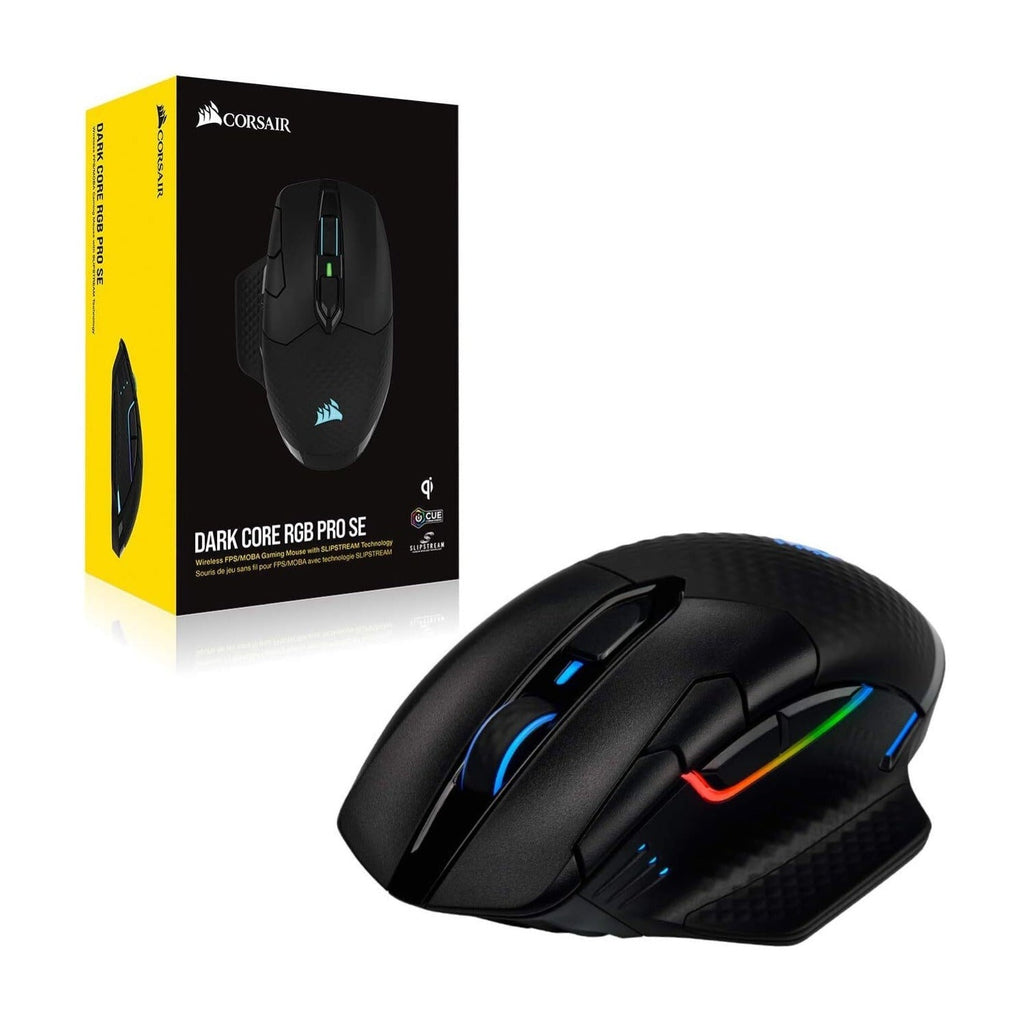 Corsair Dark CORE RGB PRO SE Wireless FPS/MOBA Gaming Mouse (Black)