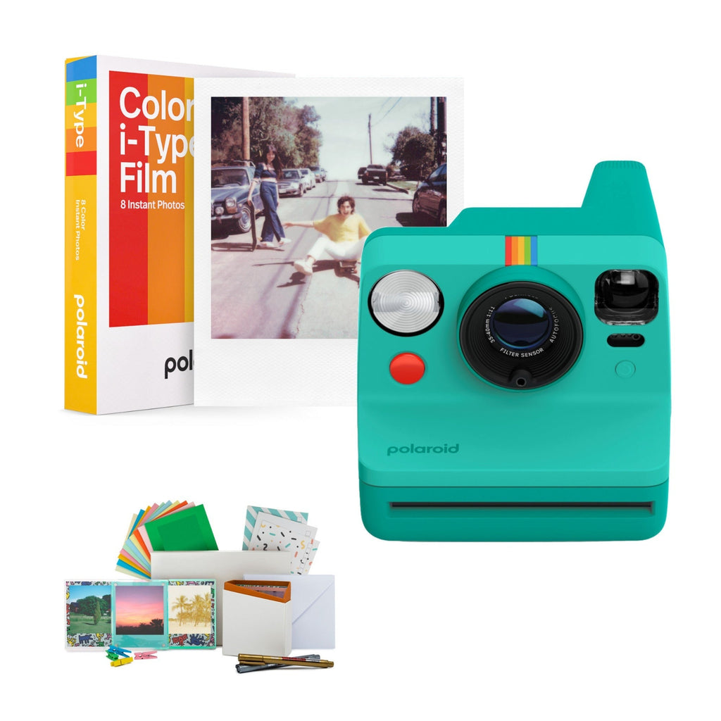 Polaroid Now Generation 3 Instant Camera (Teal) with Film and Accessories Bundle