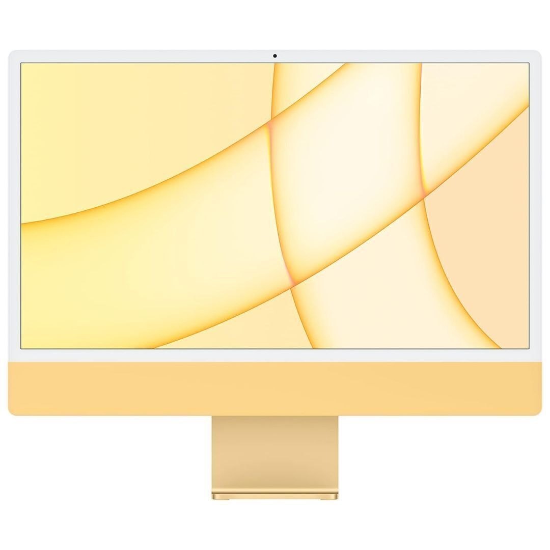 Apple iMac 24" with Apple M1 Chip, 8GB RAM, 256GB SSD, Yellow (Certified Refurbished)