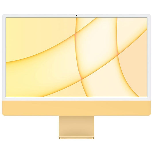 Apple iMac 24" with Apple M1 Chip, 8GB RAM, 256GB SSD, Yellow (Certified Refurbished)
