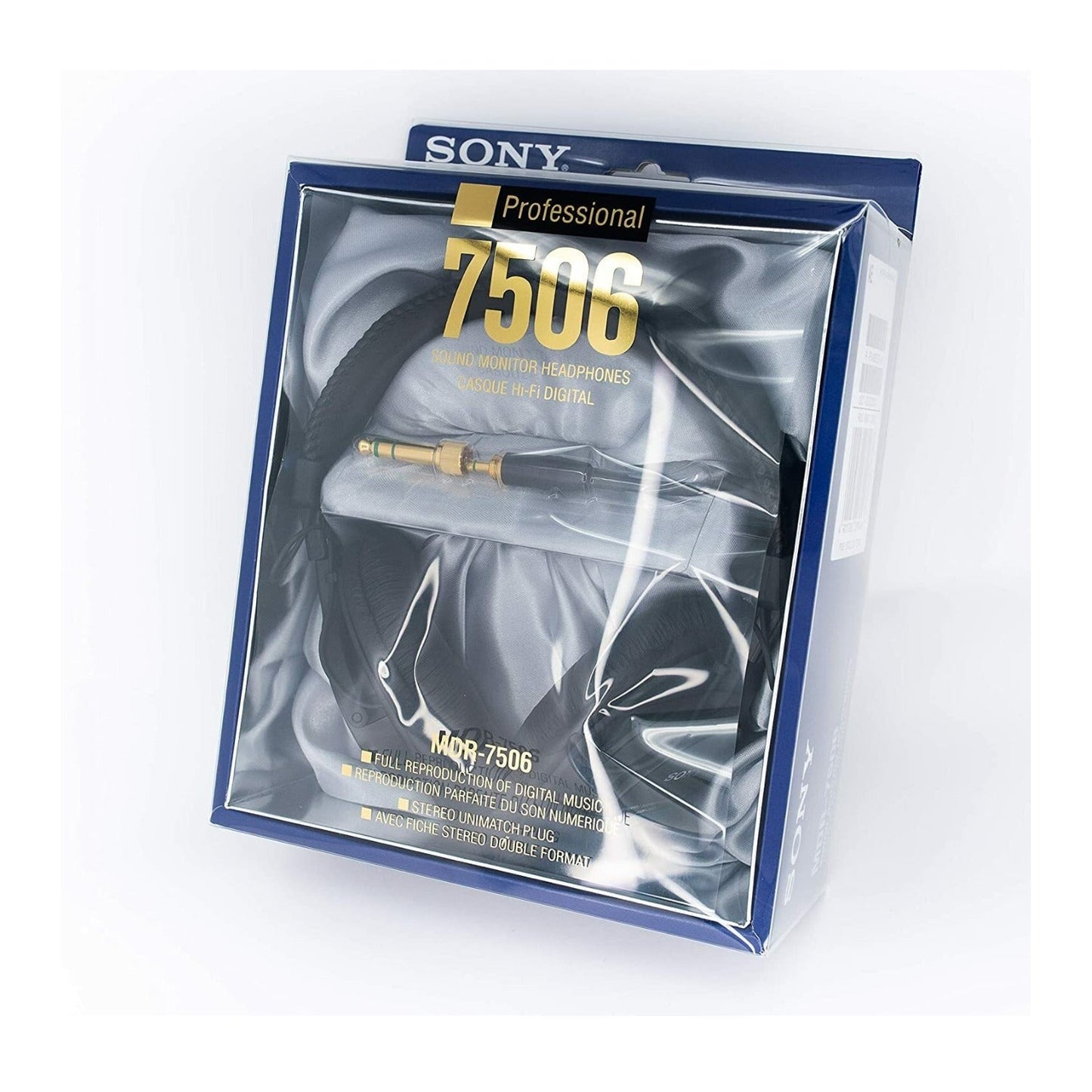 Sony MDR7506 Folding Professional Closed Ear Headphones with Knox Gear Nylon Braided 3.5mm Cable