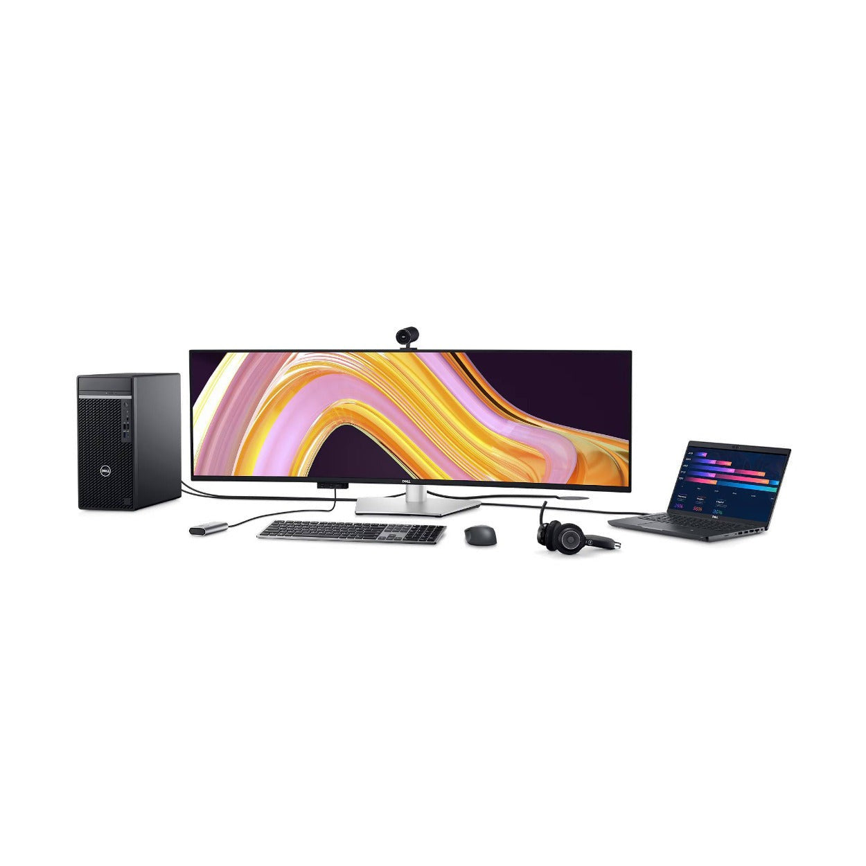 Dell UltraSharp U4924DW 49-Inch DQHD Curved Screen Edge WLED LCD Monitor (Black) (Used)