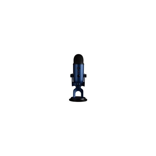 Blue Microphones Yeti USB Microphone (Midnight Blue) with Knox Gear Pop Filter (Large) Bundle