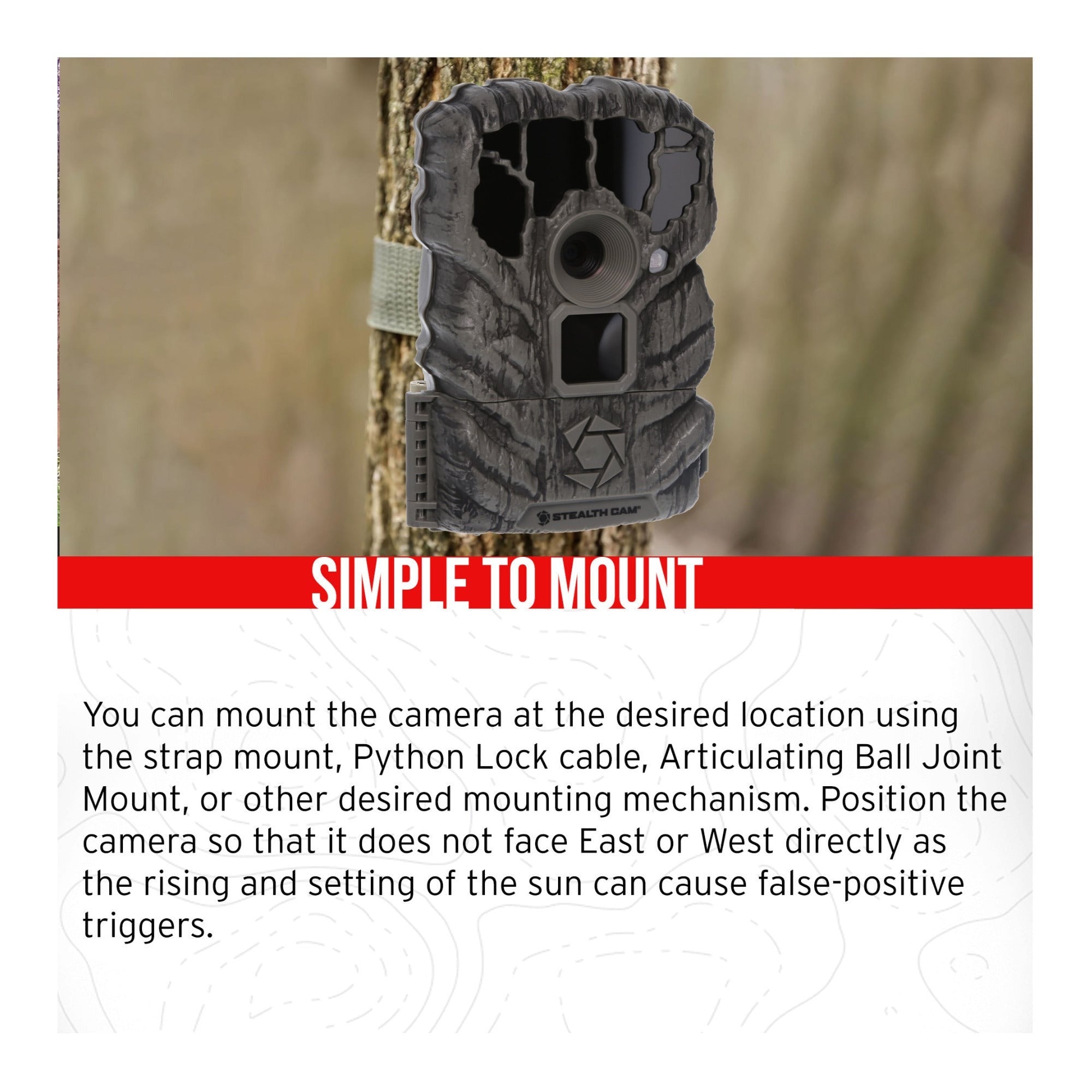 Stealth Cam Browtine 14MP Camera (6-Pack) with Camera Holder Posts Bundle