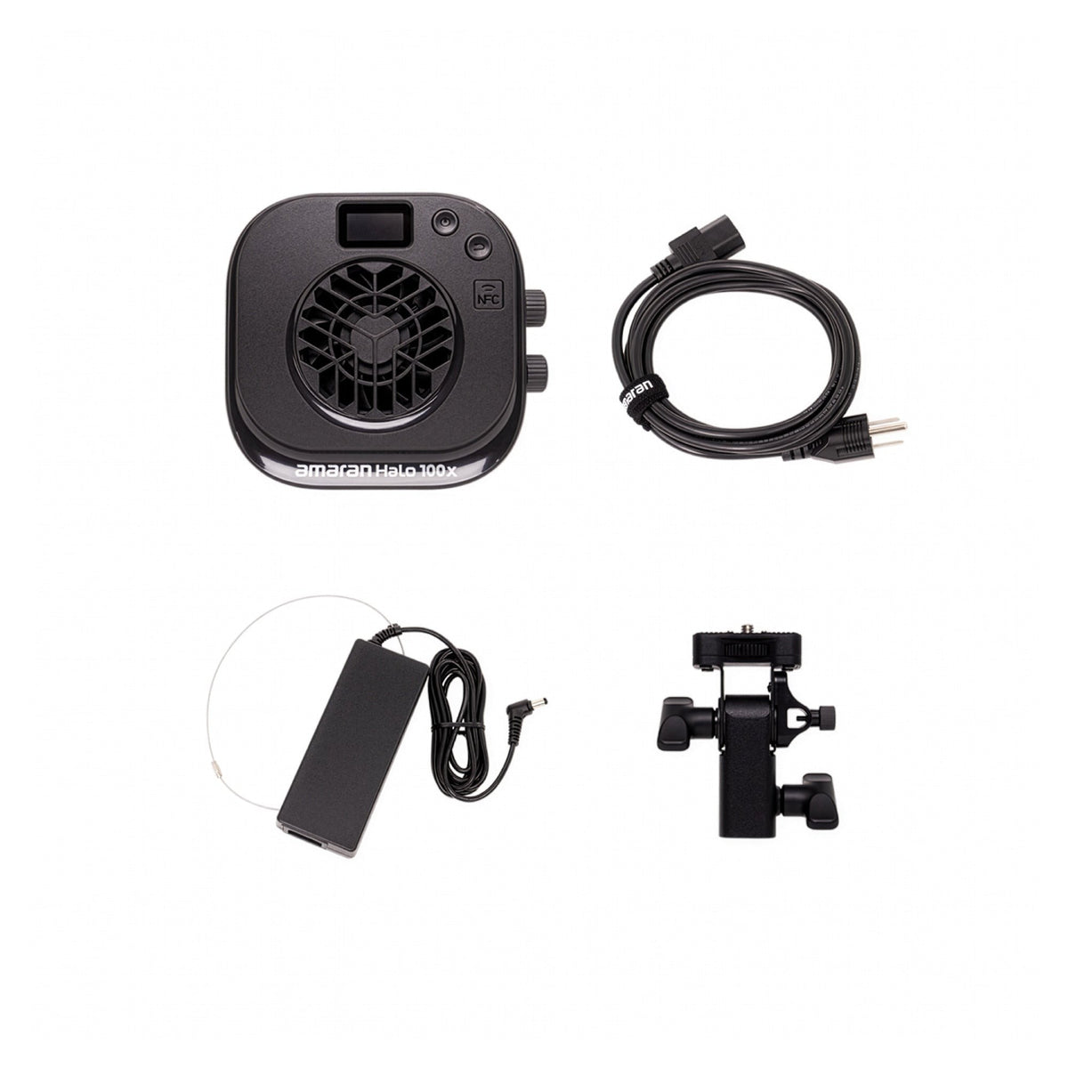 Amaran Halo 100x 100W Bi-color Bowens Mount COB Light with 85-degrees Beam Angle