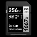 Lexar Professional 256GB 1667x UHS-II SDXC Memory Card