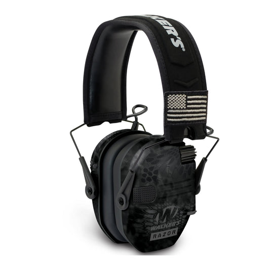 Walker's Razor Patriot Series Ultra Low-Profile Electronic Muffs (Kryptek Camo)