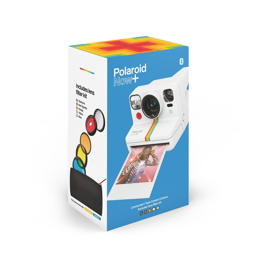 Polaroid NOW+ Instant Film Camera (White)