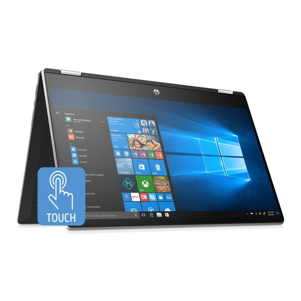 HP Pavilion x360 Convertible Laptop, 15.6" HD Touch (1366x768), Intel Core i5-8265U, 512GB SSD (Certified Refurbished)