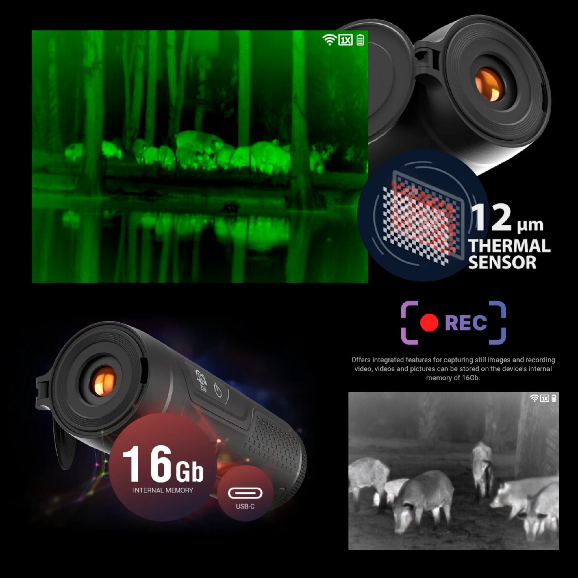 ATN BLAZE SEEKER 207 Thermal Imaging Monocular