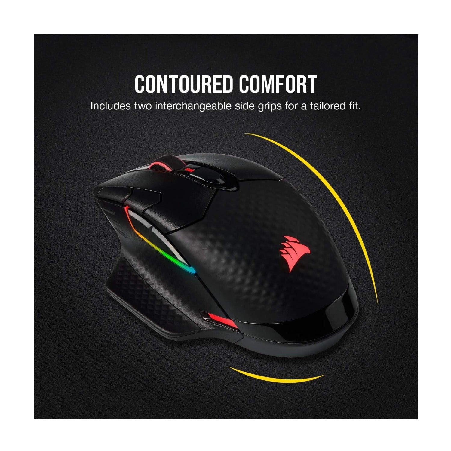 Corsair Dark CORE RGB PRO SE Wireless FPS/MOBA Gaming Mouse (Black)