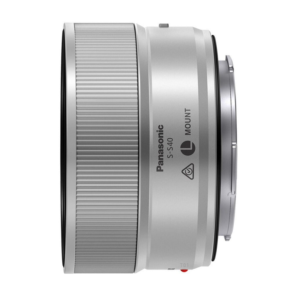 Panasonic LUMIX S 40mm f/2 Compact Prime L-Mount Lens (Silver)