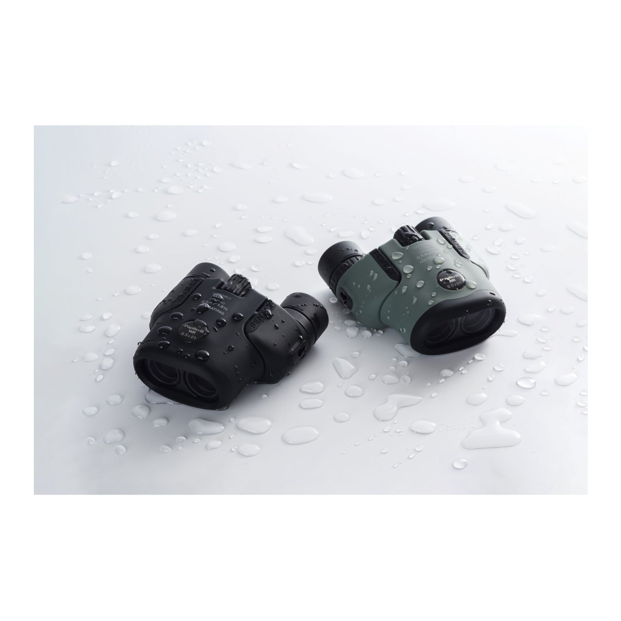 Pentax Papilio III 8.5x21 WR Binoculars with HD Coated 50cm Close Focus (Black)