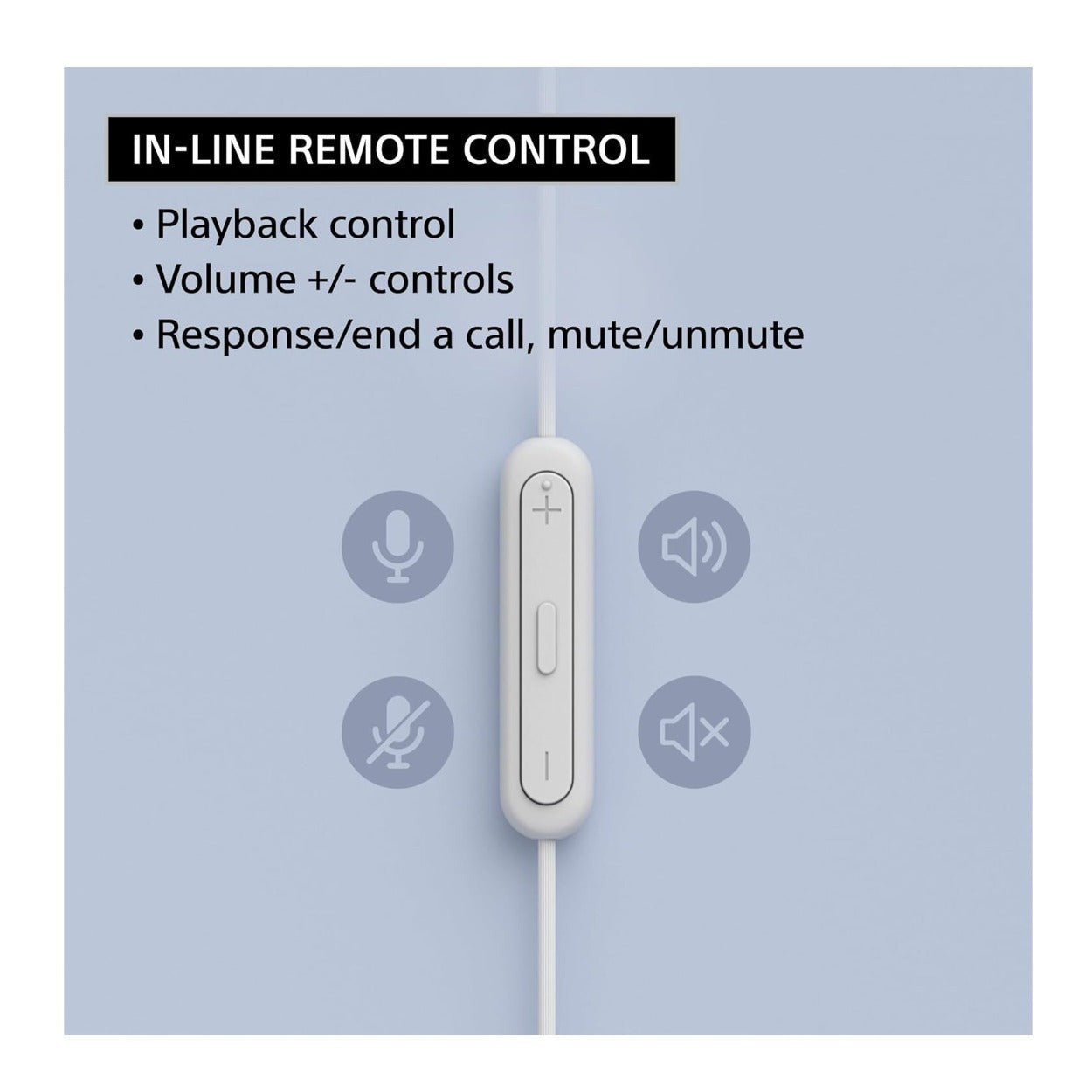 Sony IER-EX15C Wired USB-C In-ear Headphones (Blue)
