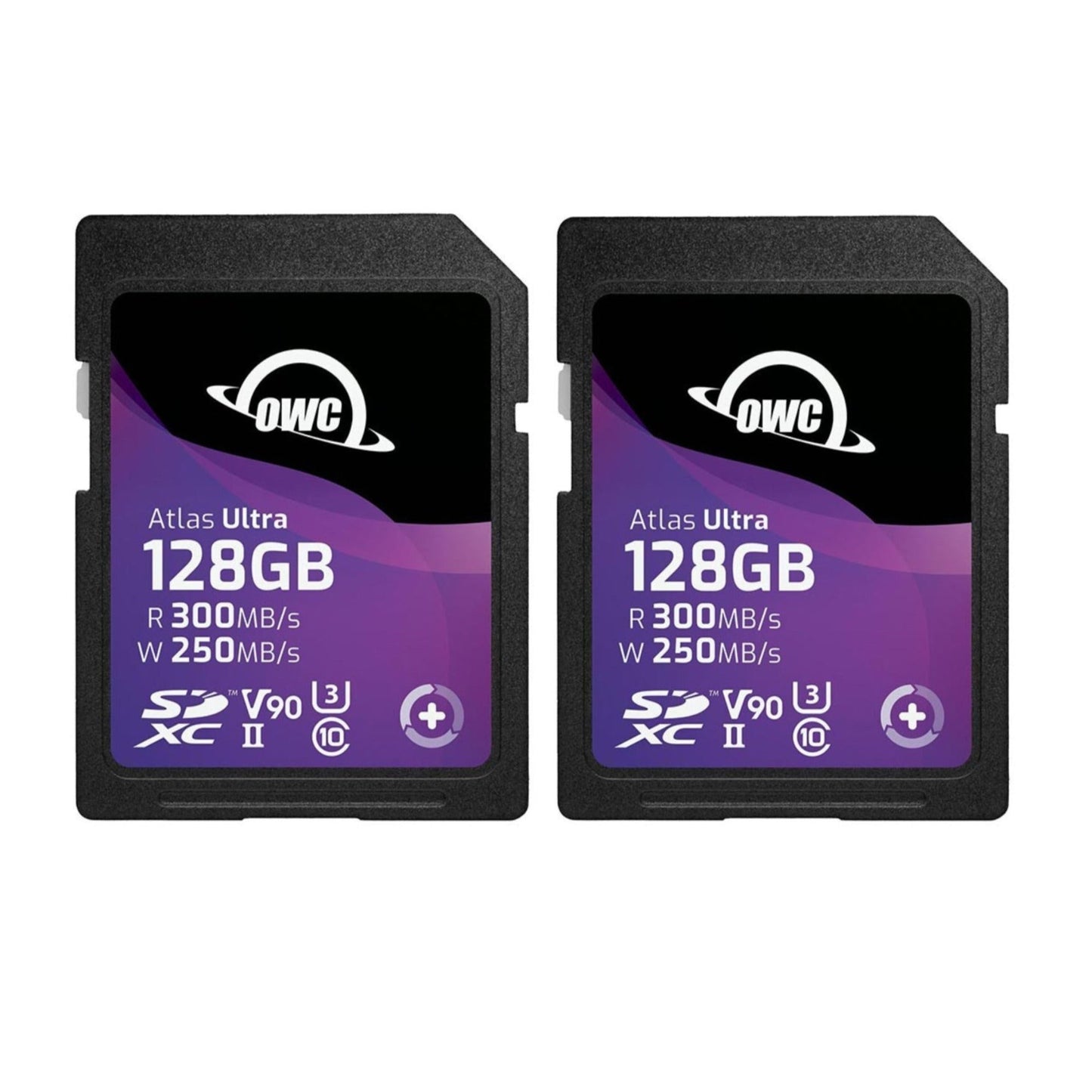 OWC 128GB Atlas Ultra UHS-II SDXC Memory Card (2-Pack)