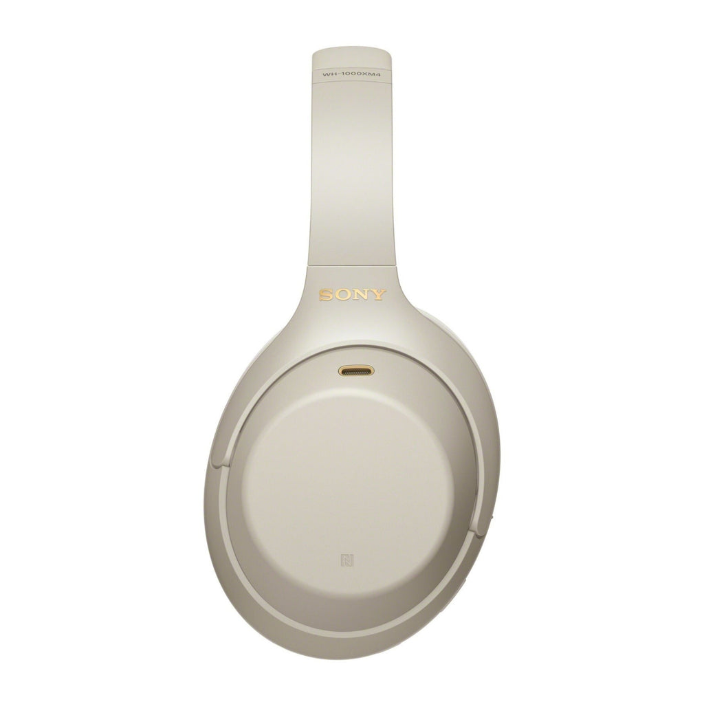 Sony WH-1000XM4 Wireless Noise Canceling Over-Ear Headphones (Silver) (Used)