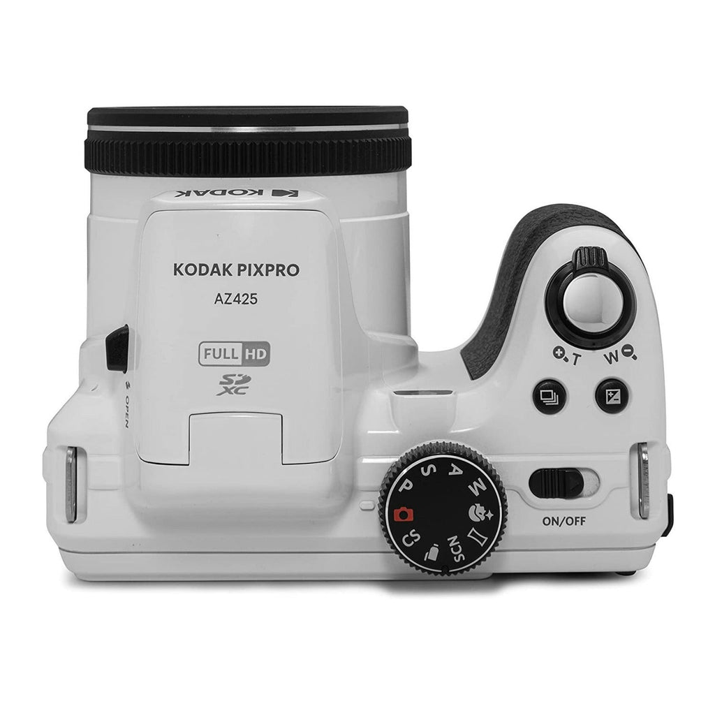 Kodak PIXPRO AZ425 Astro Zoom 20MP Digital Camera with 42x Optical Zoom (White)