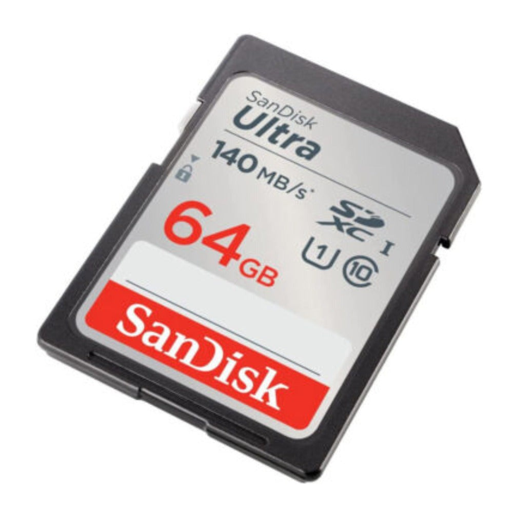 SanDisk 64GB 140 MB/s SDXC Memory Card (5-pack) with All-In-One Card Reader