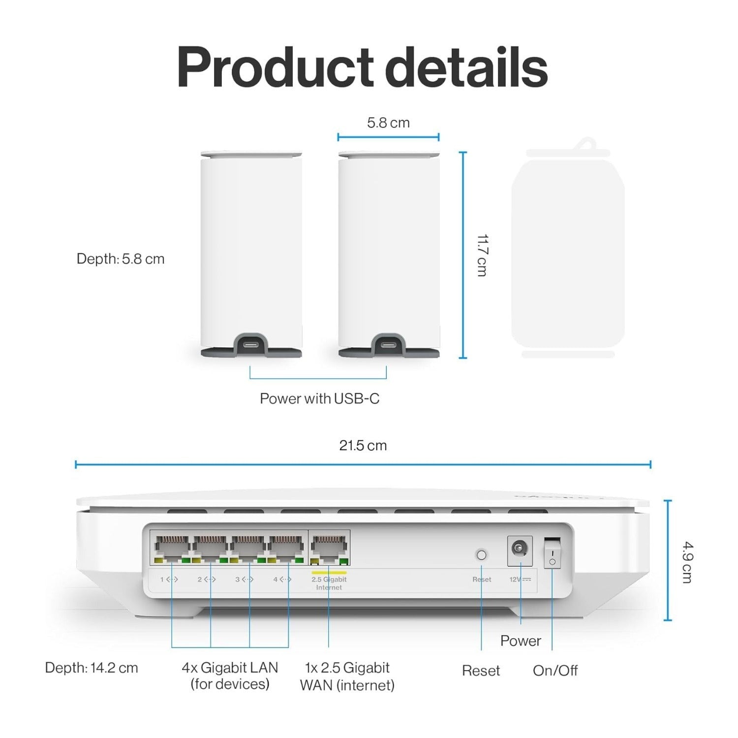 Linksys Multi-Gig Micro Mesh WiFi 6 System - Connect 100+ Devices