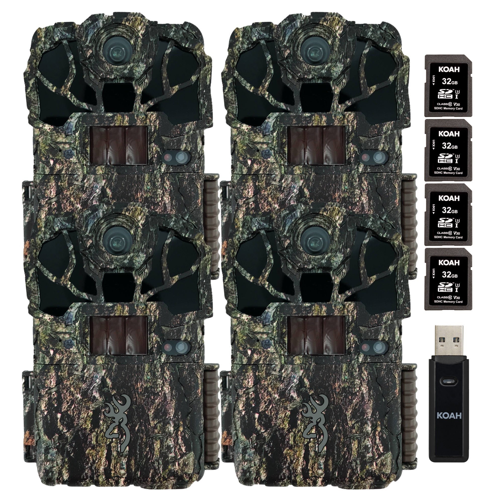 Browning Spec Ops Elite HP5 Ultra 46MP 1440p Trail Camera Bundle (4 Pack)