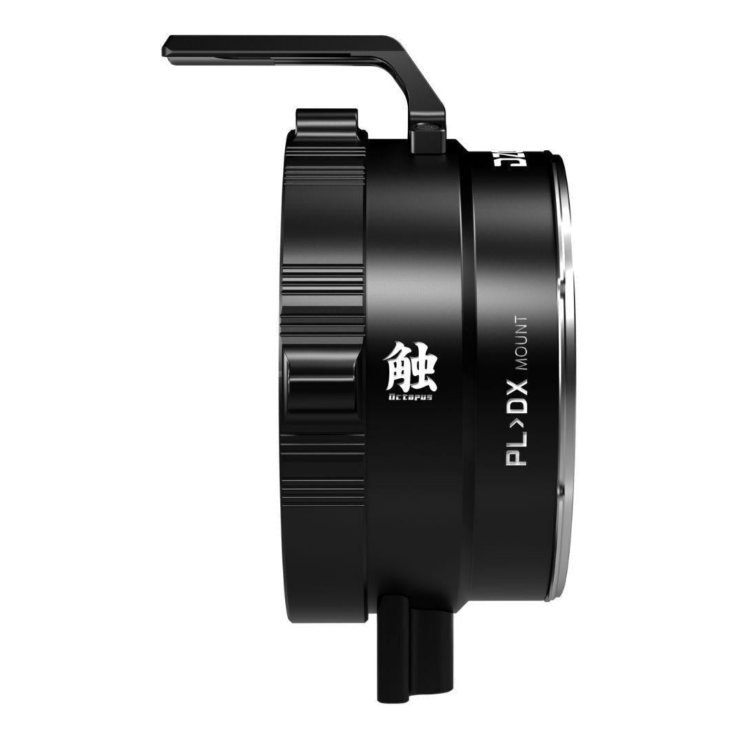 DZOFilm Octopus Adapter for PL-Mount Lens to DJI Ronin 4D Mount with Active-Locking System (Black)