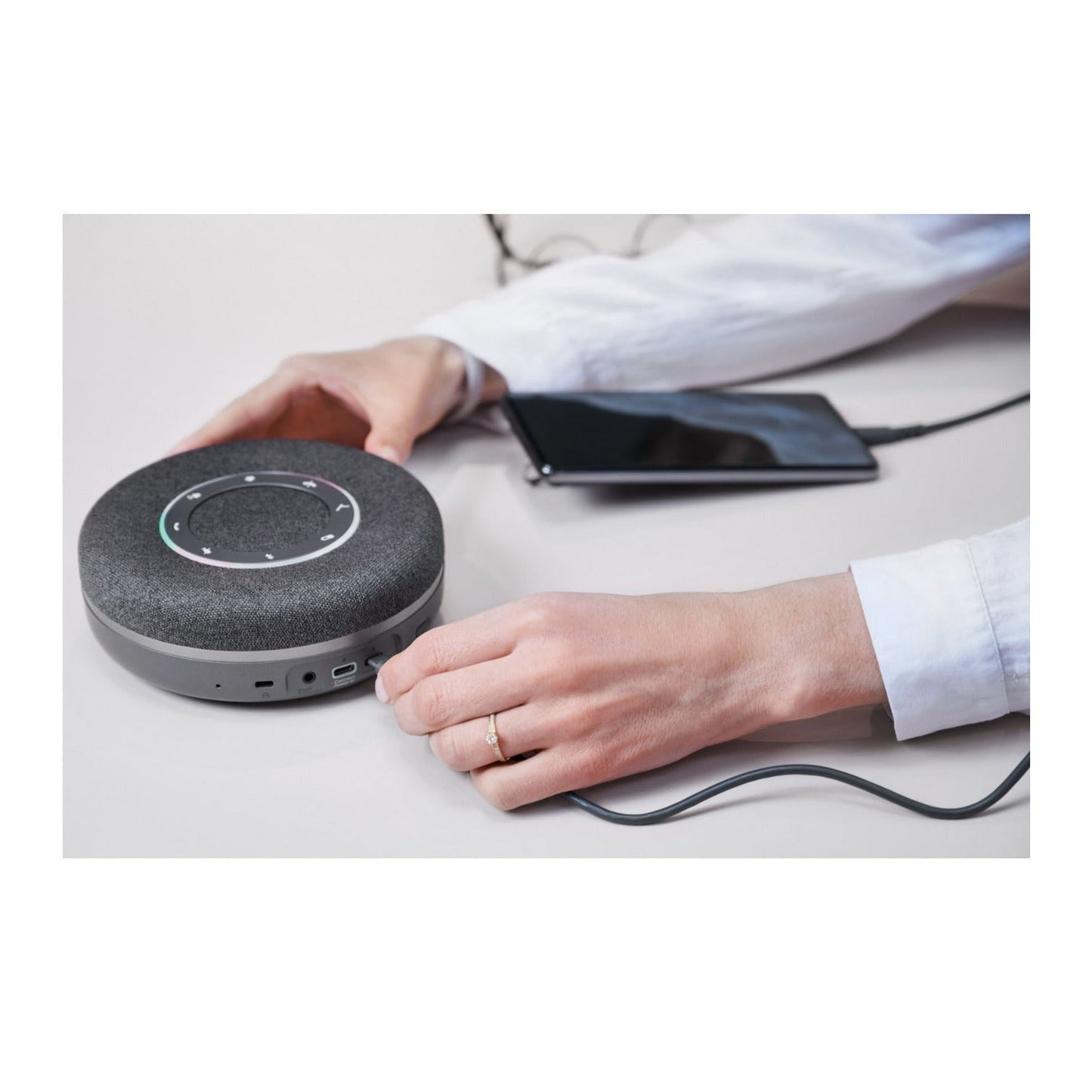 Beyerdynamic Space Max Wireless Bluetooth Maximum Sound Quality Speakerphone (Charcoal)