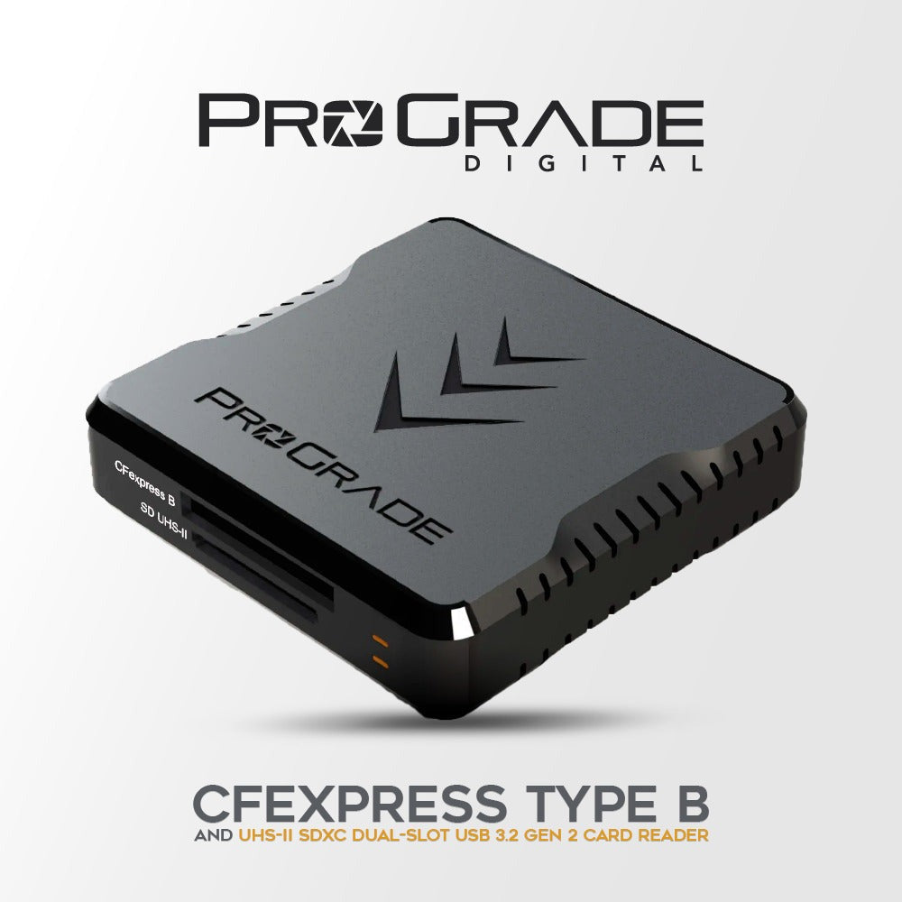 ProGrade Digital 128GB UHS-II V60 SDXC Memory Card and 128GB microSDXC Memory Card with Card Reader