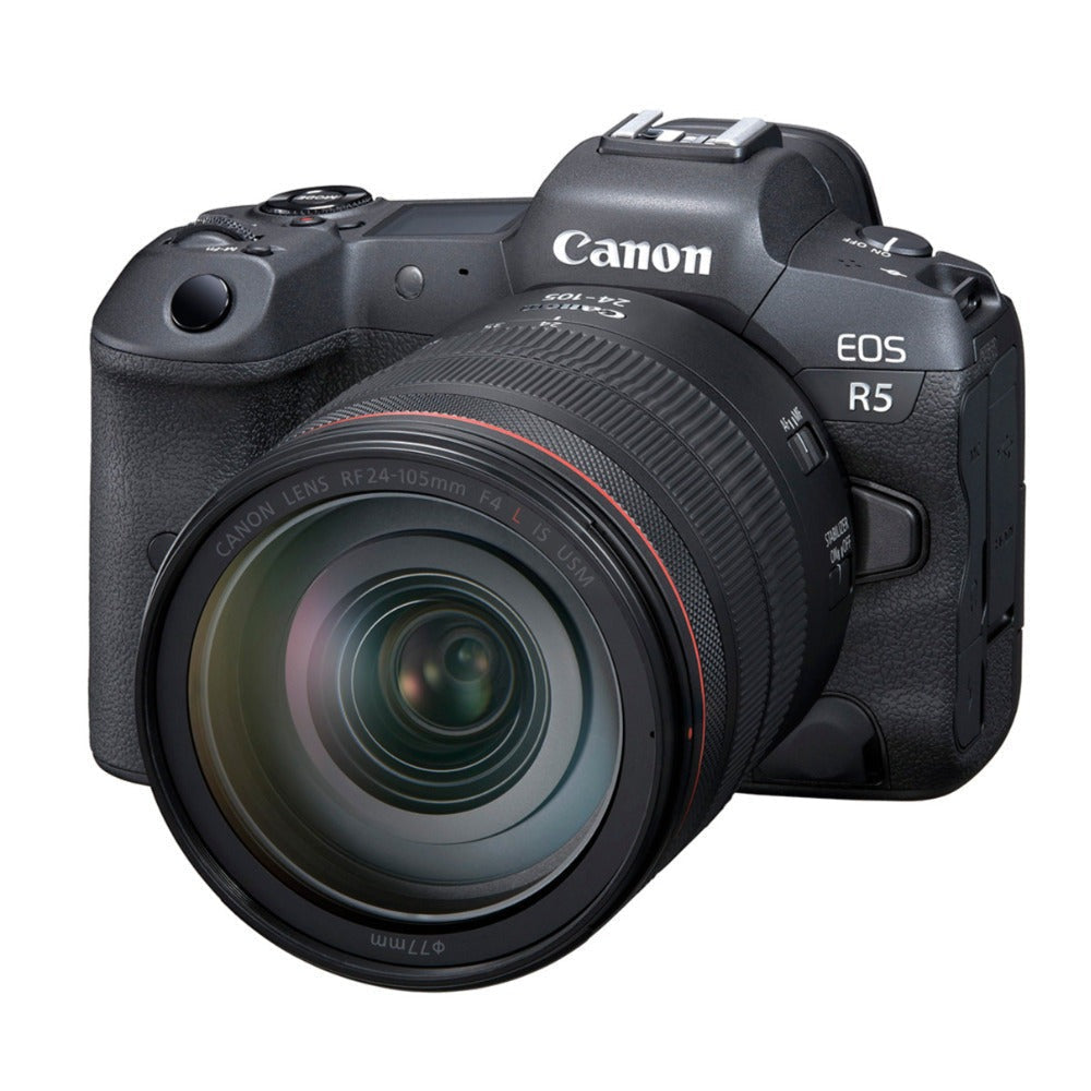 Canon EOS R5 Mirrorless Digital Camera with RF 24-105mm f/4 L IS USM Lens Bundle